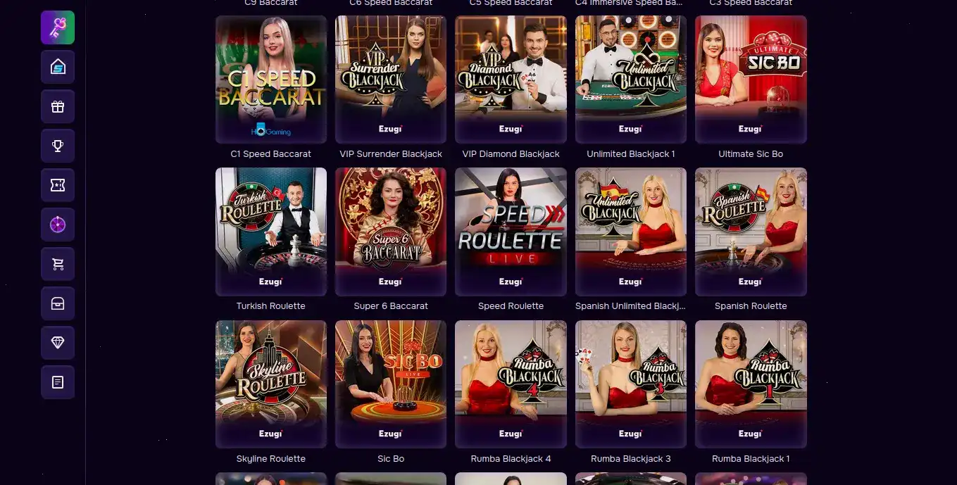 Коллекция игровых автоматов в казино Авокадо на экране